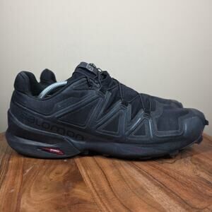 Salomon Speedcross 6 Goretex Black Phantom Mens Size 13 Athletic Shoes 407953